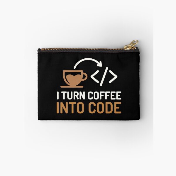 Item preview, I Turn Coffee Into Code Developer designed and sold by SplashTastic.