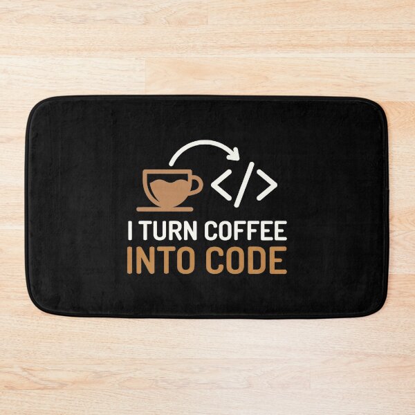 Item preview, I Turn Coffee Into Code Developer designed and sold by SplashTastic.