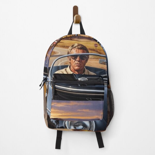 Item preview, Steve McQueen - Autumn Road: Classic Roadster Cinematic Art designed and sold by Art's Diner.