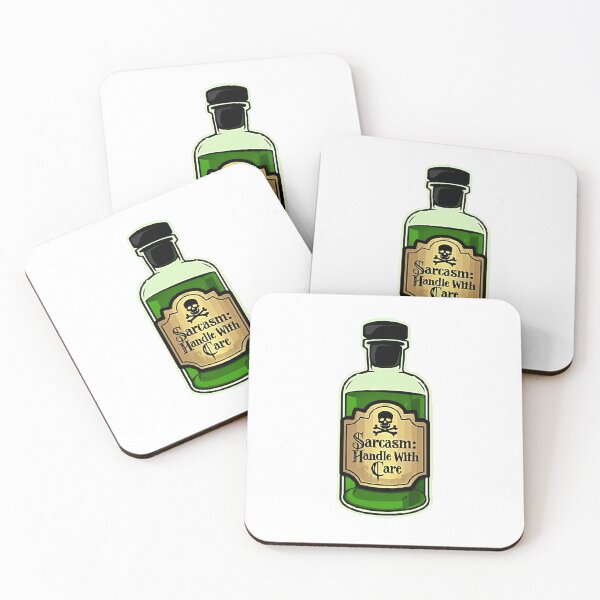 Item preview, Sarcasm Potion Bottle Funny Sticker designed and sold by DeadpanThreads.