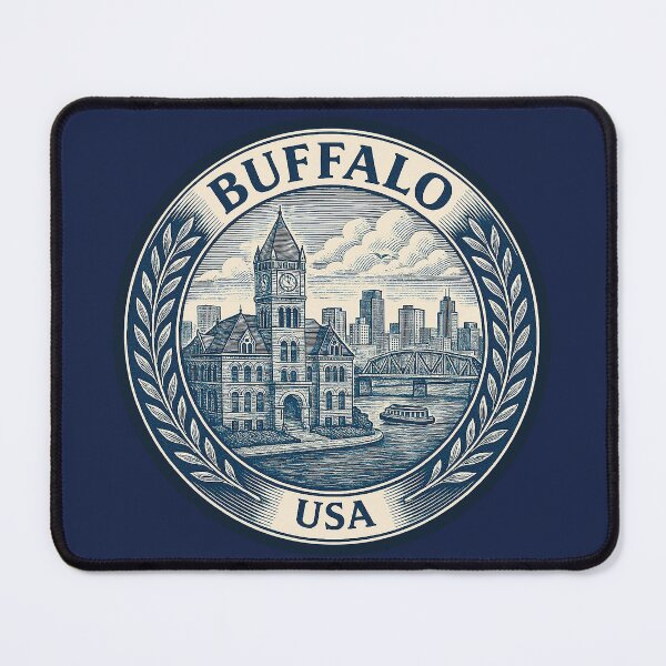 Item preview, Buffalo USA Travel designed and sold by Thistle-TShop.