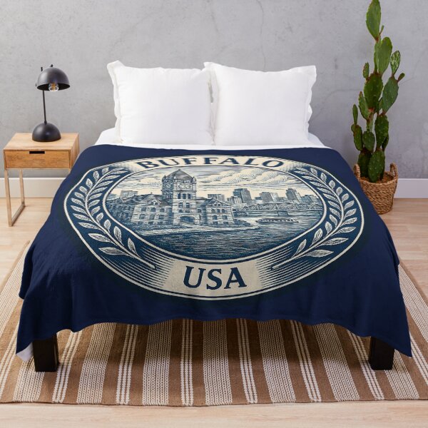 Item preview, Buffalo USA Travel designed and sold by Thistle-TShop.