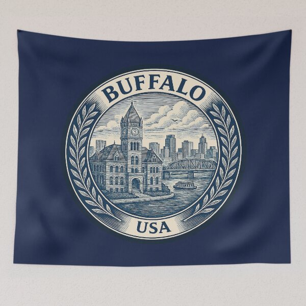 Item preview, Buffalo USA Travel  designed and sold by Thistle-TShop.