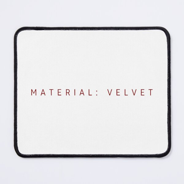 Item preview, Material: Velvet – Minimal Typography Design designed and sold by KleanGirlAesthetics.