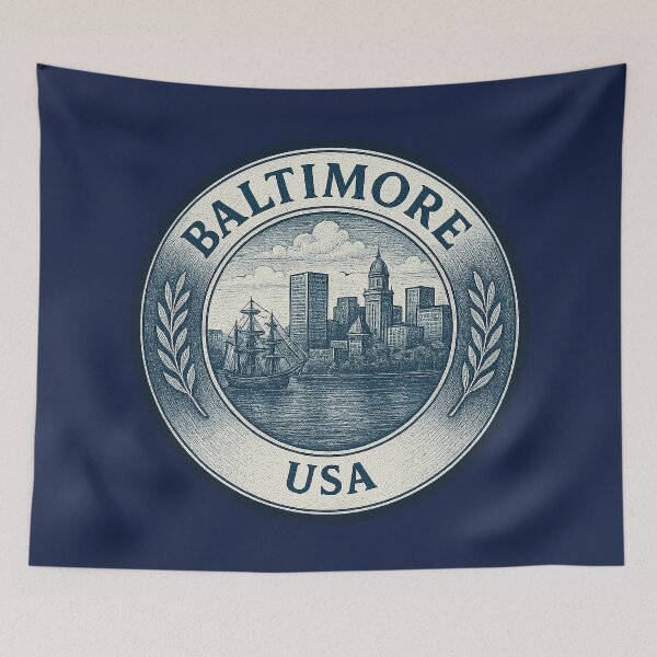 Item preview, Baltimore USA Travel  designed and sold by Thistle-TShop.