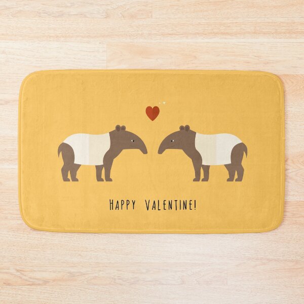 Item preview, Tapirs in love on yellow designed and sold by reneesillus.