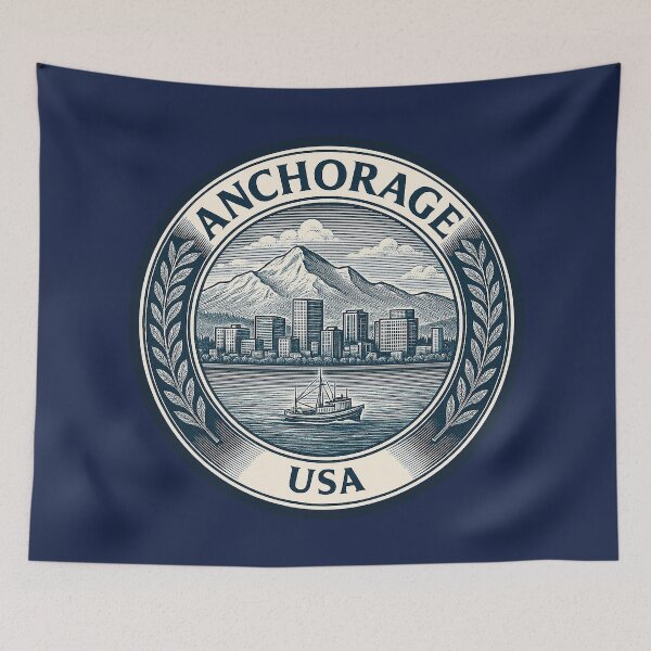 Item preview, Anchorage USA Travel  designed and sold by Thistle-TShop.