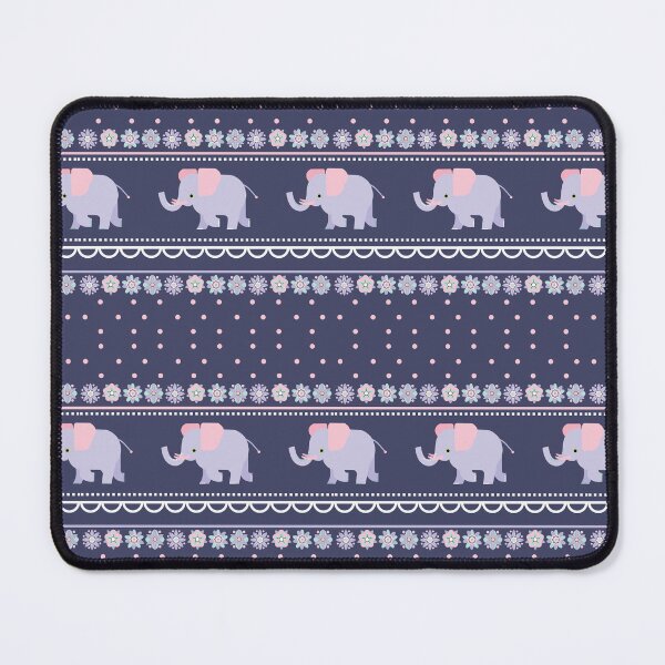 Item preview, Exotic Asian Elephant Floral Ornament – Hand Drawn Boho Ethnic Illustration designed and sold by SaitonG.
