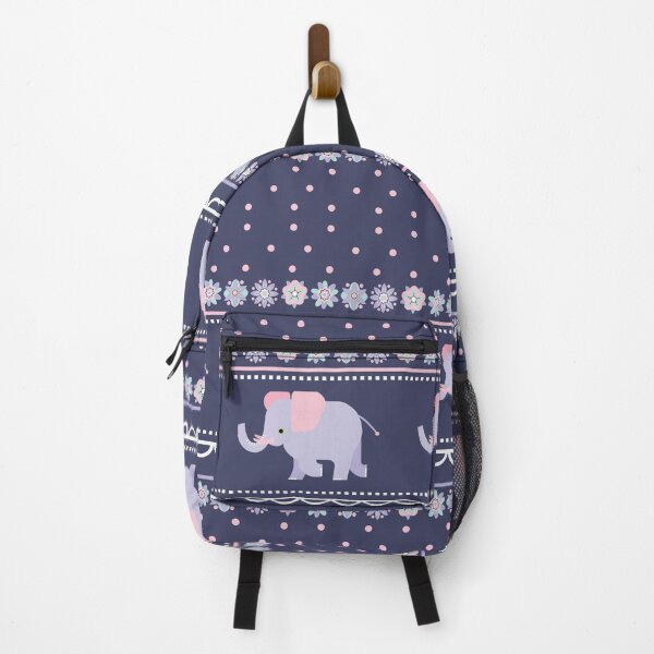Item preview, Exotic Asian Elephant Floral Ornament – Hand Drawn Boho Ethnic Illustration designed and sold by SaitonG.