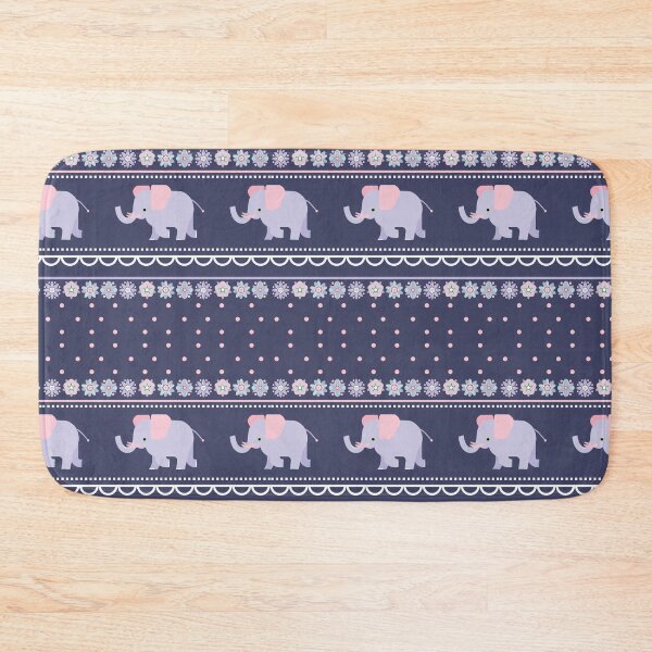 Item preview, Exotic Asian Elephant Floral Ornament – Hand Drawn Boho Ethnic Illustration designed and sold by SaitonG.