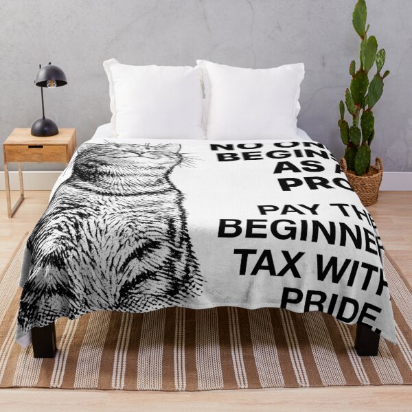 Item preview, No One Begins As A Per Beginner Tax designed and sold by CreareAT.