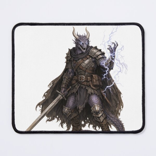 Item preview, Stormscale Dragonborn Lightning Warrior designed and sold by HanaSky Studio.