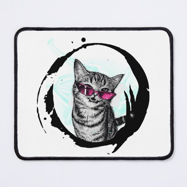 Item preview, Cutest Cat Pop Art Halftone Graffiti designed and sold by CreareAT.