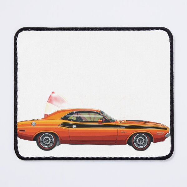 Item preview, classic American car with a red and green flag on the rear designed and sold by VerizalShop.