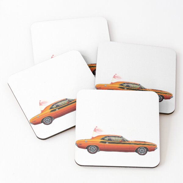 Item preview, classic American car with a red and green flag on the rear designed and sold by VerizalShop.