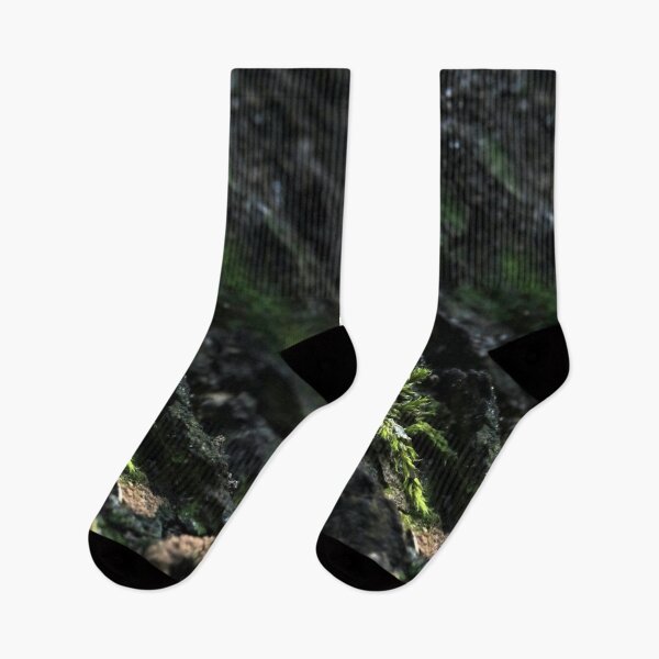 Item preview, Emerald Moss on Dark Tree Bark – Moody Forest Macro designed and sold by vikko-art.