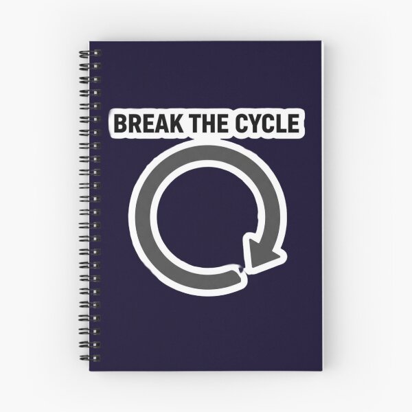 Item preview, Break the Cycle Motivation Quote | Self Improvement Minimal Design designed and sold by SV-Creation.