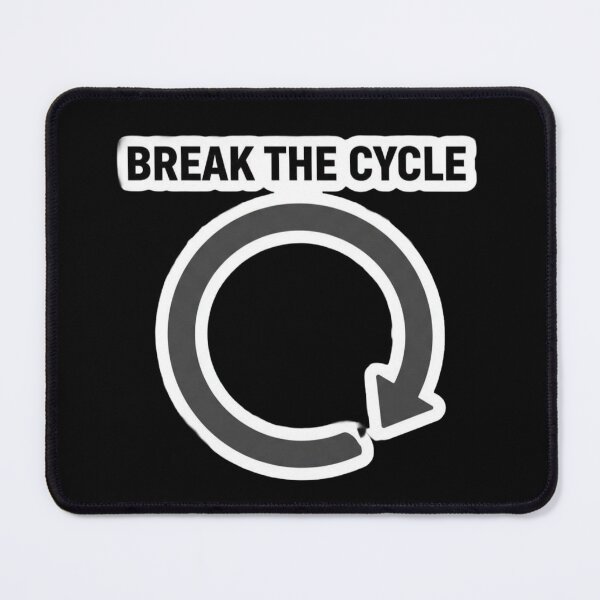 Item preview, Break the Cycle Motivation Quote | Self Improvement Minimal Design designed and sold by SV-Creation.