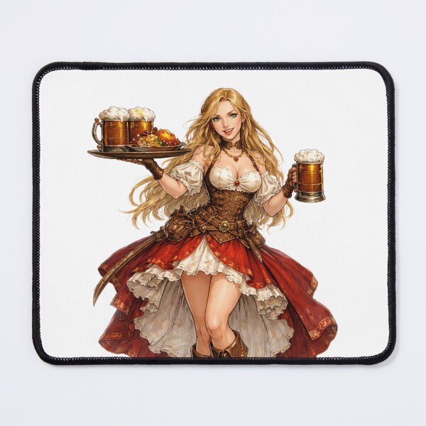 Item preview, Golden Ale Tavern Maid designed and sold by HanaSky Studio.