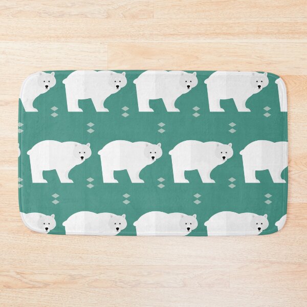 Item preview, Polar bears on blue designed and sold by reneesillus.