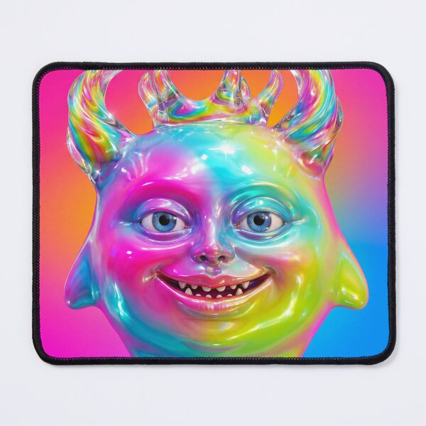 Item preview, Kawaii Iridescent Rainbow Monster King designed and sold by maboroshilab.