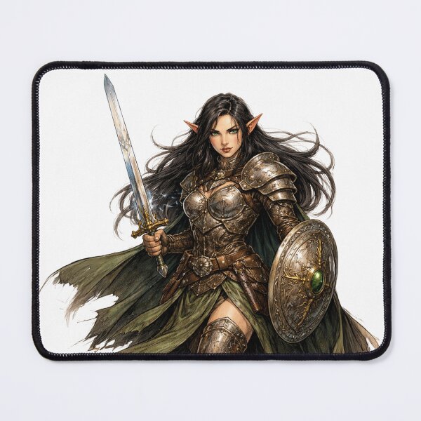 Item preview, Shadowleaf Elf Warrior Huntress designed and sold by HanaSky Studio.