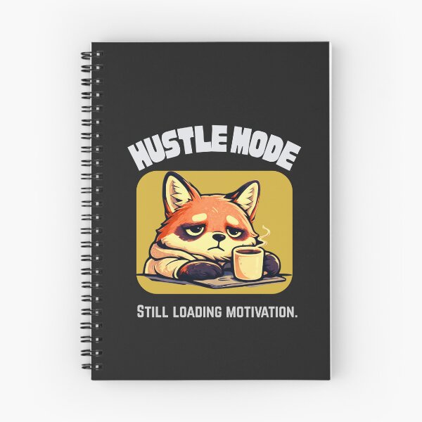 Item preview, Hustle Mode Fox – Funny Office Motivation Graphic for Professionals designed and sold by AdicretorDesign.