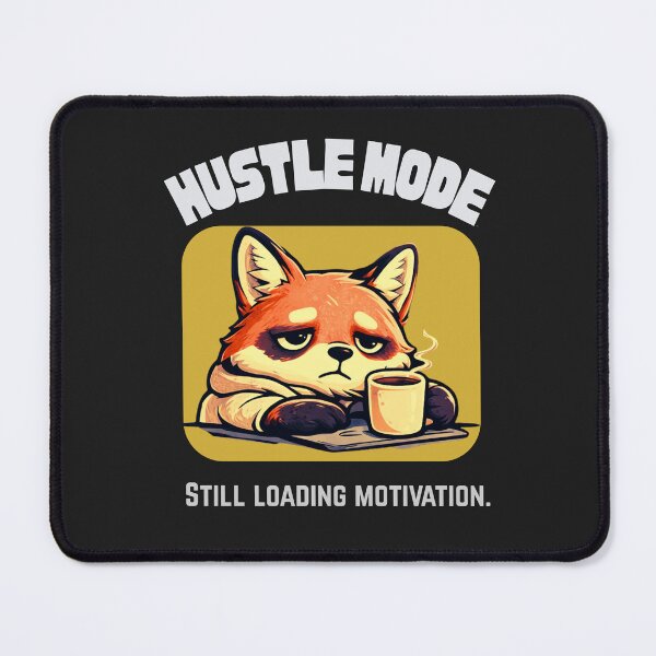 Item preview, Hustle Mode Fox – Funny Office Motivation Graphic for Professionals designed and sold by AdicretorDesign.