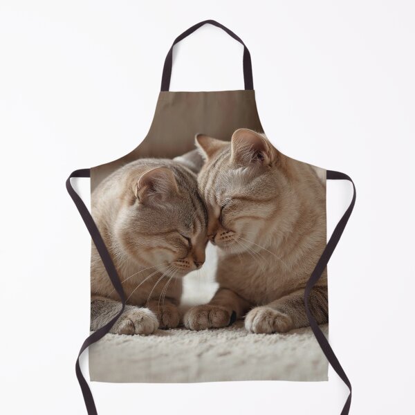 Item preview, Kiss Day – Two Cats Sharing a Gentle Forehead Kiss designed and sold by ArtivaNest.