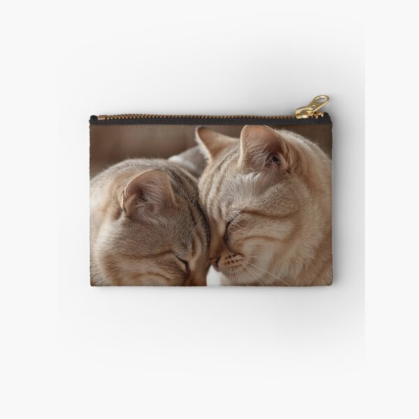 Item preview, Kiss Day – Two Cats Sharing a Gentle Forehead Kiss designed and sold by ArtivaNest.