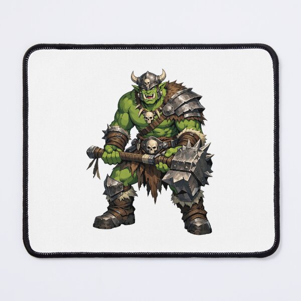 Item preview, Emerald Ogre Warhammer Champion designed and sold by HanaSky Studio.