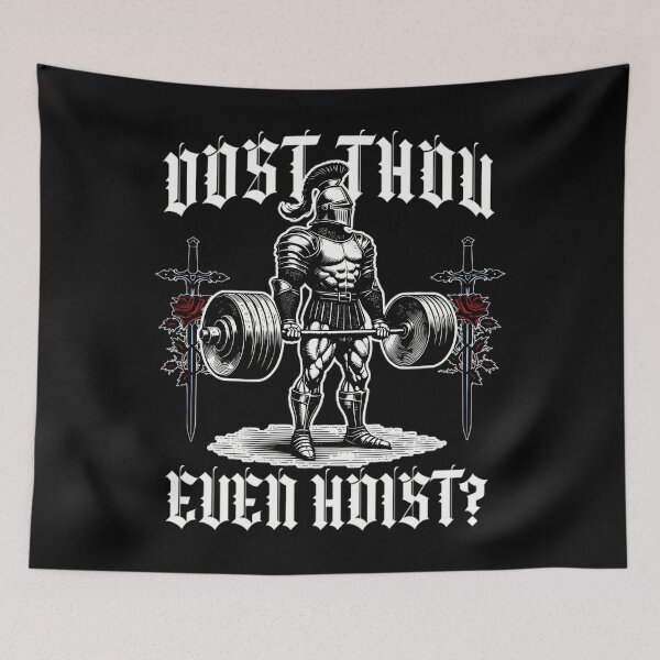 Item preview, Dost Thou Even Hoists Medievals Gym designed and sold by BronxStoreCntr.