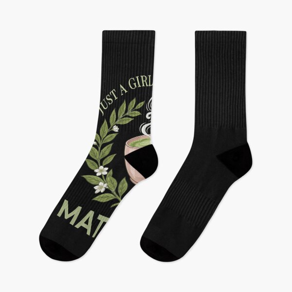 Item preview, Just A Girl Who Loves Matcha Tea Floral designed and sold by AdyKurniawan.