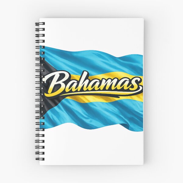 Item preview, Bahamas Waving Flag Typography – Bahamian Pride Travel & Vacation Design designed and sold by GarnerSupplyCo.
