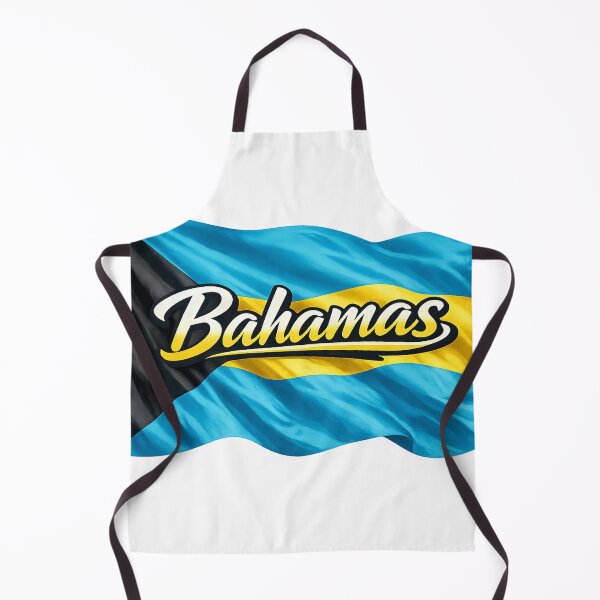 Item preview, Bahamas Waving Flag Typography – Bahamian Pride Travel & Vacation Design designed and sold by GarnerSupplyCo.