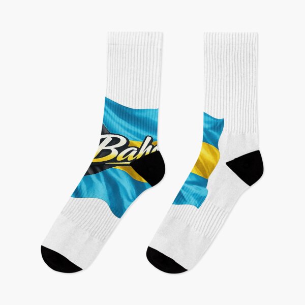 Item preview, Bahamas Waving Flag Typography – Bahamian Pride Travel & Vacation Design designed and sold by GarnerSupplyCo.