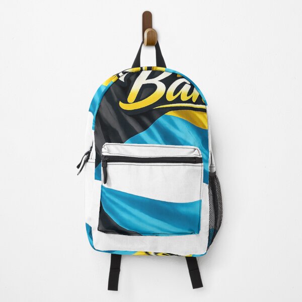 Item preview, Bahamas Waving Flag Typography – Bahamian Pride Travel & Vacation Design designed and sold by GarnerSupplyCo.