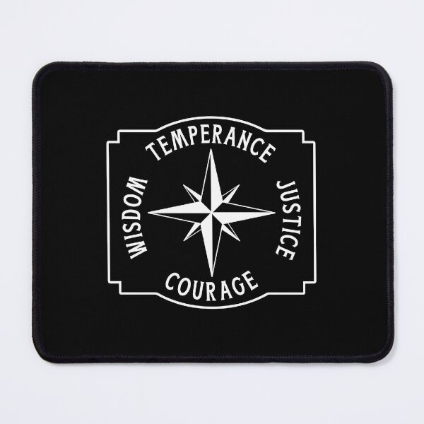 Item preview, Stoic Virtues Compass Philosophy designed and sold by jdtrzliah16.