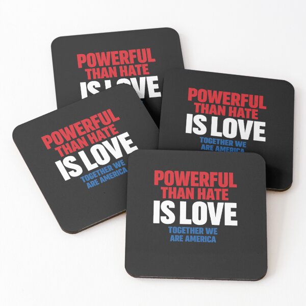 Item preview, Love Unites Us Stronger Together America Equality Pride designed and sold by Pawsome Quotes.