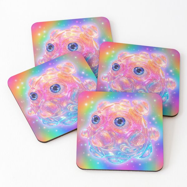 Item preview, Dreamy Kawaii Iridescent Cosmic Blob designed and sold by maboroshilab.