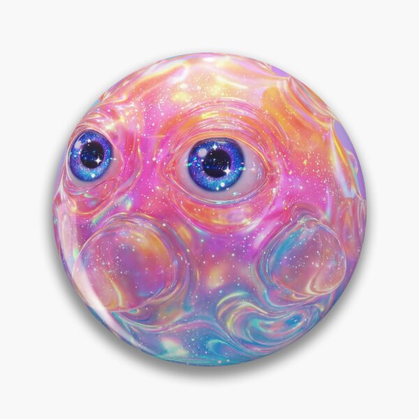 Item preview, Dreamy Kawaii Iridescent Cosmic Blob designed and sold by maboroshilab.