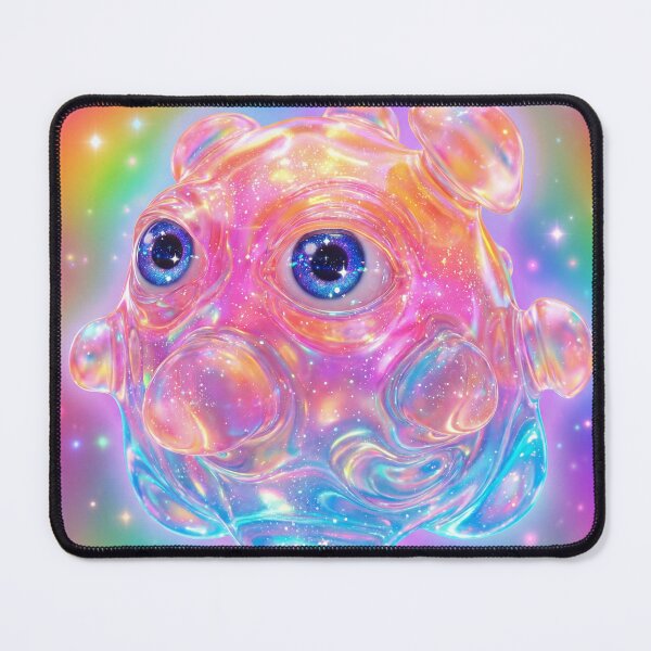 Item preview, Dreamy Kawaii Iridescent Cosmic Blob designed and sold by maboroshilab.