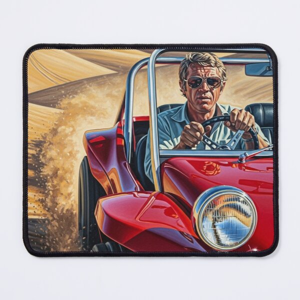 Item preview, Steve McQueen - Dune Rebel: Cinematic Off-Road Adventure Art designed and sold by Art's Diner.