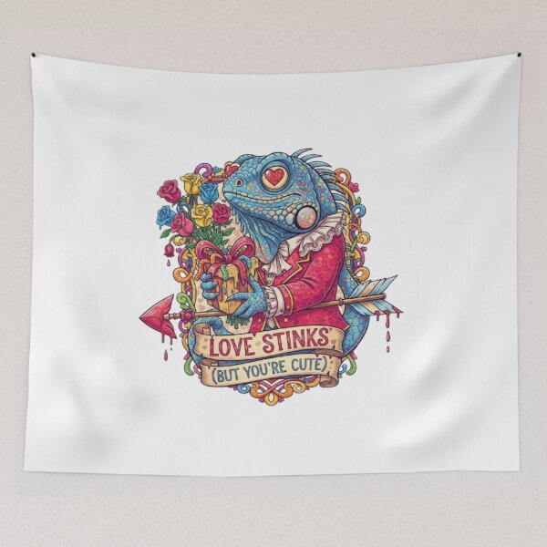 Item preview, LOVE STINKS (BUT YOU'RE CUTE) designed and sold by likbatonboot.