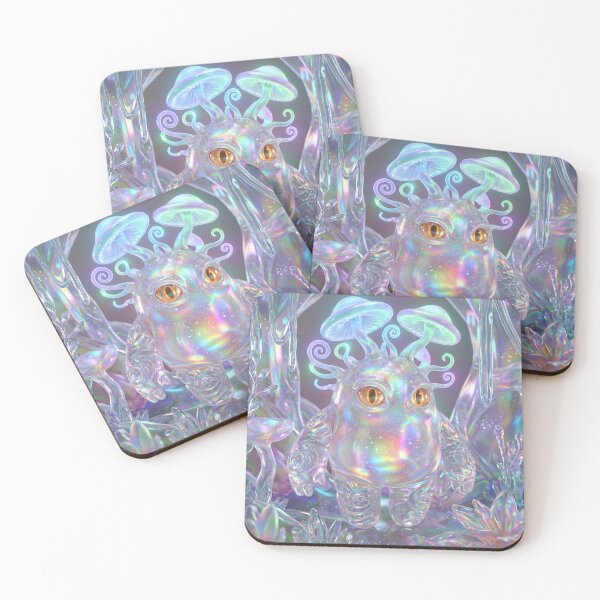 Item preview, Dreamy Iridescent Mushroom Forest Creature designed and sold by maboroshilab.