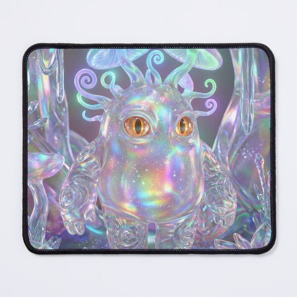 Item preview, Dreamy Iridescent Mushroom Forest Creature designed and sold by maboroshilab.
