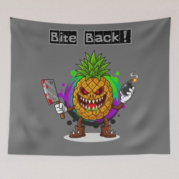Item preview, Pscho Piney- Edgy Evil Food Streetwear designed and sold by MBBialyPiksel.
