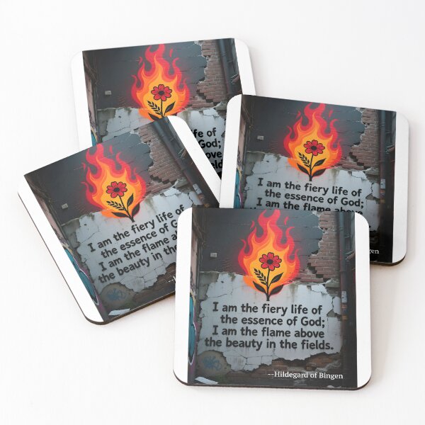 Item preview, Flaming Flower Art – Bold Street Art Quote Print, Fiery Botanical Decor for Modern Urban Spaces designed and sold by ChloeDesigns401.