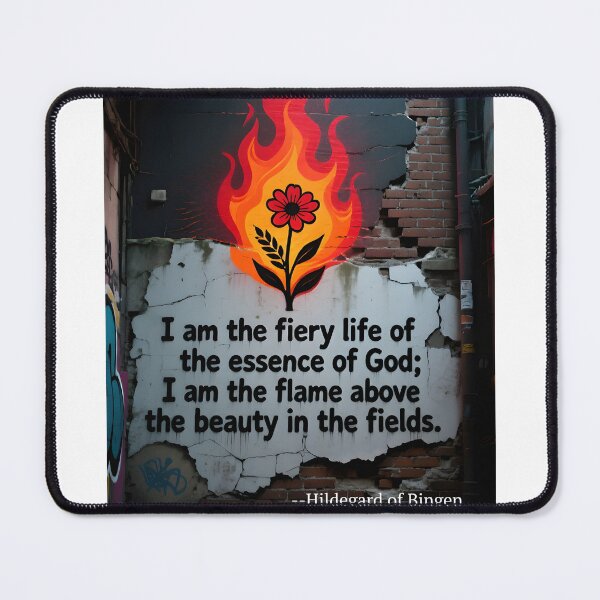 Item preview, Flaming Flower Art – Bold Street Art Quote Print, Fiery Botanical Decor for Modern Urban Spaces designed and sold by ChloeDesigns401.