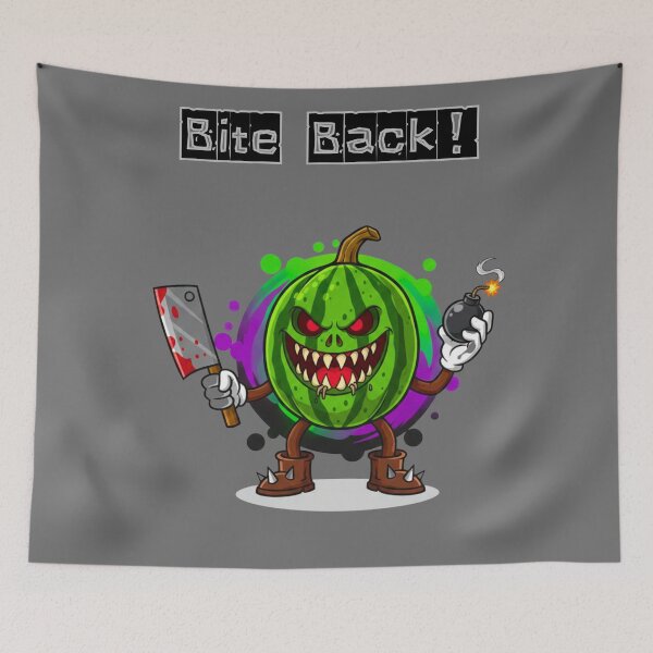 Item preview, Melon Maniac- Edgy Evil Food Streetwear designed and sold by MBBialyPiksel.